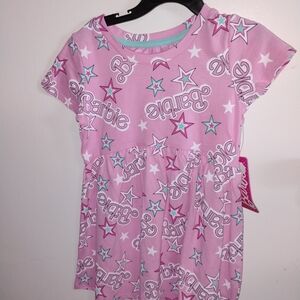 Barbie Pink Star Print Casual Dress